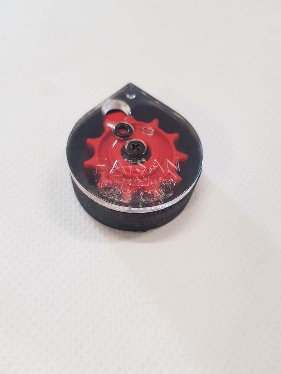 Magazijn Zwart met rood /  6,35mm /  Invader /  10 Schots-2981-a